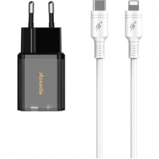 Зарядний пристрій Proda Xinrui A62 Fast Cherge 20 W + Quick Charge (PD-A62-BK) - Фото
