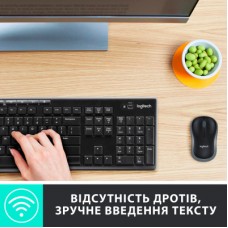 Комплект Logitech MK270 Wireless UA Black (920-004508) - Фото