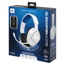 Наушники JBL Quantum 360P Wireless for PS White (JBLQ360PWLWHTBLU) - Фото