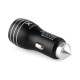 Зарядний пристрій Vinga Dual USB Car Charger aluminium 15.5 W Max (VCCAABK)