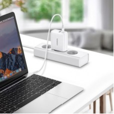 Зарядний пристрій Ugreen CD170 36W USB + Type-C Charger (White) (60468) - Фото