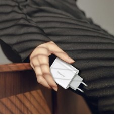Зарядний пристрій Ugreen CD170 36W USB + Type-C Charger (White) (60468) - Фото