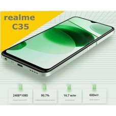 Realme C35 4/128Gb Glowing Black (RMX3511) релми с35 - Фото