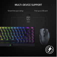 Мышка Razer Naga V2 Hyperspeed Wireless Black (RZ01-03600100-R3G1) - Фото
