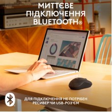 Мышка Logitech M240 Silent Wireless Graphite (910-007119) - Фото