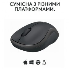 Мышка Logitech M240 Silent Wireless Graphite (910-007119) - Фото