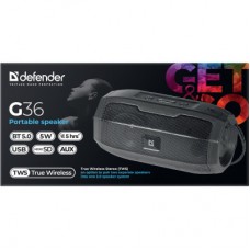 Акустична система Defender G36 5 Вт FM/microSD/USB Black (65036) - Фото