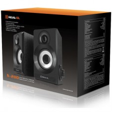 Акустична система REAL-EL S-200 USB Black - Фото
