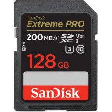 Карта памяти SanDisk 128GB SD class 10 UHS-I U3 V30 Extreme (SDSDXXD-128G-GN4IN)