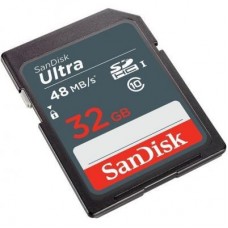 Картка пам'яті SANDISK 32GB SDHC class 10 UHS-I Ultra Lite (SDSDUNR-032G-GN3IN) - Фото