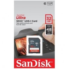 Картка пам'яті SANDISK 32GB SDHC class 10 UHS-I Ultra Lite (SDSDUNR-032G-GN3IN) - Фото