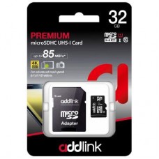 Картка пам'яті AddLink 32GB microSDHC class 10 UHS-I U1 (ad32GBMSH310A) - Фото