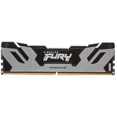 Модуль пам'яті для комп'ютера DDR5 16 GB 6400 MHz FURY Renegade Silver Kingston Fury (ex.HyperX) (KF564C32RS-16)