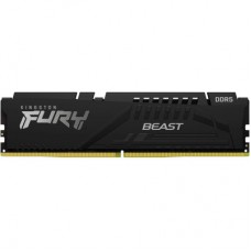 Модуль пам'яті для комп'ютера DDR5 16 GB 5600 MHz Beast Black Kingston Fury (ex.HyperX) (KF556C40BB-16)