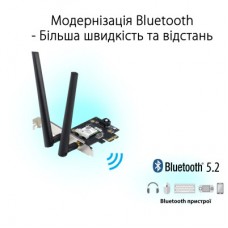 Мережева карта Wi-Fi ASUS PCE-AXE5400 - Фото