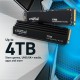 Накопитель SSD M.2 2280 4TB T700 Micron (CT4000T700SSD3)