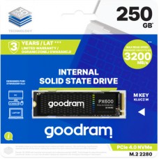 Накопитель SSD M.2 2280 250GB PX600 Goodram (SSDPR-PX600-250-80) - Фото