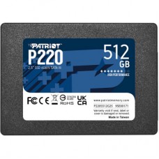 Накопитель SSD 2.5" 512GB Patriot (P220S512G25) Накопитель SSD 2.5" 512GB Patriot (P220S512G25)