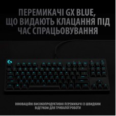 Клавіатура Logitech G PRO Mechanical Gaming USB Black (920-009392) - Фото