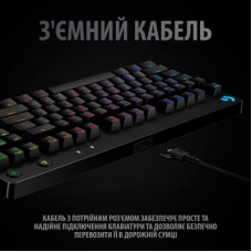 Клавіатура Logitech G PRO Mechanical Gaming USB Black (920-009392) - Фото