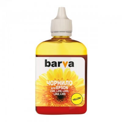 Чернила Barva EPSON L100/L210/L300/L350/L355 90г (T6644) YELLOW (L100-404)