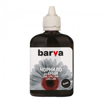 Чернила Barva EPSON L100/L210/L300/L350/L355 90г (T6641) BLACK (L100-398)
