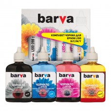 Чернила Barva EPSON L100/L210/L300/L350/L355 B/C/M/Y 4х90г (E-L100-090-MP)