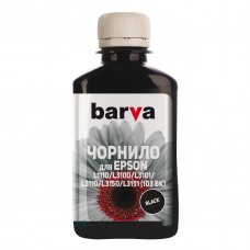 Чернила Barva EPSON L1110/L3100 (103) 180мл BLACK (E103-695)