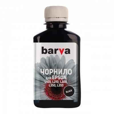 Чернила Barva EPSON L100/L210/L300/L350/L355 180г (T6641) BLACK (L100-399)