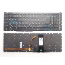 Клавиатура ноутбука Acer Nitro 4 AN515-43/AN515-54/AN517-51/AN715-51 черна з кольор п (A46210)