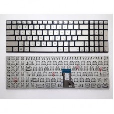 Клавиатура ноутбука ASUS N501J/N501JW/N501V/N501VW сріб RU (A46153)