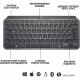 Клавіатура Logitech MX Keys Mini Wireless Illuminated UA Graphite (920-010498)