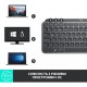 Клавіатура Logitech MX Keys Mini Wireless Illuminated UA Graphite (920-010498)
