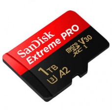 Картка пам'яті SanDisk 1 TB microSDXC UHS-I U3 Extreme Pro+SD Adapter (SDSQXCD-1T00-GN6MA) - Фото