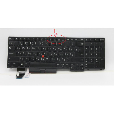 Клавиатура ноутбука Lenovo ThinkPad T15 Gen1/Gen2 черн с черн ТП UA (A46203)