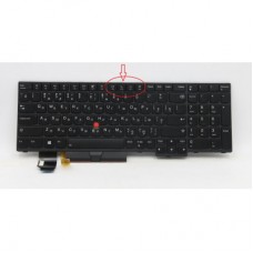 Клавиатура ноутбука Lenovo ThinkPad T15 Gen1/Gen2 черн с черн с подсв ТП UA (A46204)