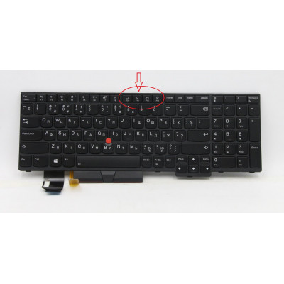 Клавиатура ноутбука Lenovo ThinkPad T15 Gen1/Gen2 черн с черн с подсв ТП UA (A46204)