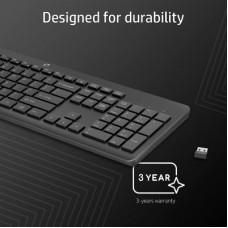 Клавіатура HP 230 Wireless UA Black (3L1E7AA) - Фото