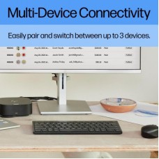 Клавіатура HP 350 Compact Multi-Device Bluetooth UA Black (692S8AA) - Фото