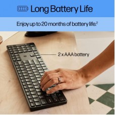 Клавіатура HP 450 Programmable Wireless UA Black (4R184AA) - Фото