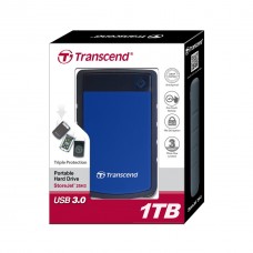 Зовнішній жорсткий диск 2.5" 1 TB Transcend (TS1TSJ25H3B) - Фото