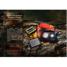 Ліхтар Fenix HL32R-T Black (HL32R-TBK) - Фото