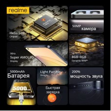 Смартфон realme 10 8/128Gb Clash White (RMX3630) реалми 10 - Фото