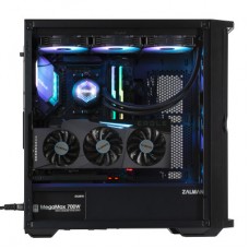 Корпус Zalman Корпус Zalman Z10 Plus, без БЖ, 2xUSB3.0, 1xUSB Type-C, 3x140 mm ARGB fans, 1x120 mm ARGB f (Z10 - Фото