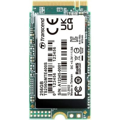 Накопичувач SSD M.2 2242 256 GB Transcend (TS256GMTE400S)