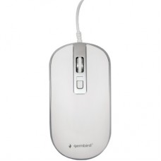 Мишка Gembird MUS-4B-06-WS USB White/Grey (MUS-4B-06-WS) - Фото