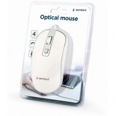 Мишка Gembird MUS-4B-06-WS USB White/Grey (MUS-4B-06-WS) - Фото