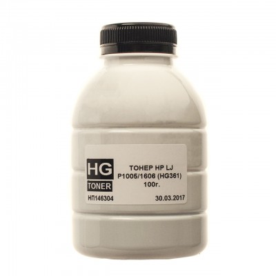 Тонер HP LJ P1005/1606, 100 г HG (HG361-100)