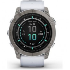 Смарт-часы Garmin EPIX PRO (g2), 51, Saph, Ti, Whitestone, GPS (010-02804-11) - Фото