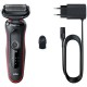 Електробритва Braun Series 5 51-R1000s BLACK/RED